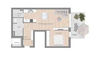 Wohnung mieten in Marienstraße, 74354 Besigheim, 2,5 Zimmerwohnung mit großem Balkon und traumhaftem Altstadtblick