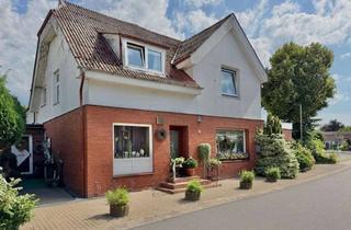 Haus kaufen in 24803 Erfde, Großzügiges Stadthaus mit Dachterrasse, Innenhof und vielseitigen Nebenflächen in Erfde