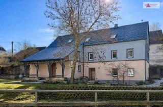 Einfamilienhaus kaufen in 09477 Jöhstadt, Einfamilienhaus mit Einliegerwohnung, Terrasse, Garage, Carport & Scheune in Steinbach bei Annaberg