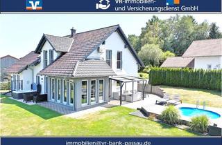 Einfamilienhaus kaufen in 94078 Freyung, PRIVATES DOMIZIL FÜR HÖCHSTE ANSPRÜCHEEinfamilienhaus mit privater Wellnessoase, Pool und Weitblic