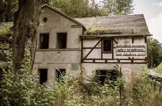 Grundstück zu kaufen in Zur Steinermühle, 07973 Greiz, Höllschenke - Ehemaliges Ferienheim in Hohndorf – großes Grundstück am Bachlauf