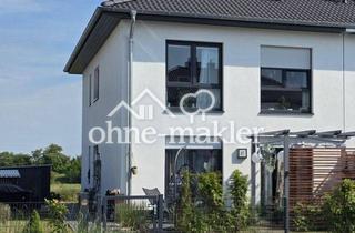 Haus mieten in Rehberge 27, 39175 Biederitz, Neuwertige Doppelhaushälfte mit Garten, Wärmepumpe und zwei Stellplätzen in Biederitz