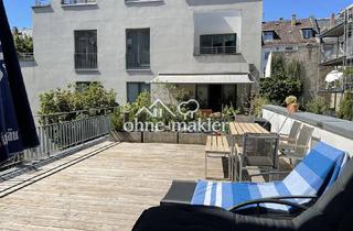 Wohnung kaufen in 60385 Frankfurt, Provisionsfrei: Wunderschöne, ruhig gelegene Dachterrassenwohnung in Frankfurt Bornheim