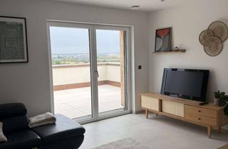 Wohnung mieten in 74629 Pfedelbach, Möbliert wohnen mit Panoramablick - Kurzfristig verfügbar | ca. 60 m² | 2 Zimmer | große Terrasse |
