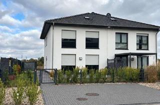 Haus mieten in Rehberge 27, 39175 Biederitz, Ab sofort! Neuwertige Doppelhaushälfte mit Garten, Wärmepumpe und zwei Stellplätzen in Biederitz