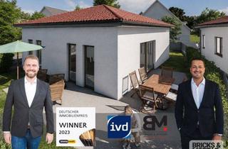 Haus kaufen in 86480 Aletshausen, Ebenerdiges Wohnen im Grünen – barrierearmer Neubau nach KfW-Effizienzhaus-55-Standard