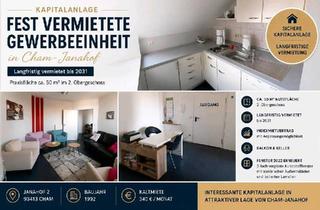 Wohnung kaufen in 93413 Cham, Cham - Fest vermietete Gewerbeeinheit als Kapitalanlage !