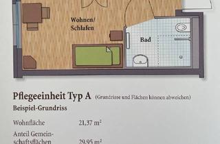 Wohnung kaufen in 93055 Regensburg, Regensburg - Pflegeappartment im Seniorenwohnzentrum Candis von Privat