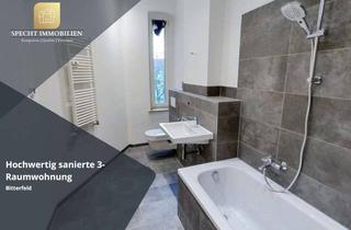 Wohnung kaufen in 06749 Bitterfeld-Wolfen, Hochwertig sanierte 3- Raumwohnung