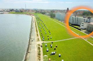 Wohnung kaufen in 27472 Cuxhaven, 1,5 Zi.-Wohnung mit Blick auf den Weltschifffahrtsweg