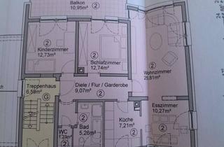 Wohnung mieten in 71696 Möglingen, Helle 3,5-Zimmer-Wohnung in ruhiger Sackgassenlage in Möglingen