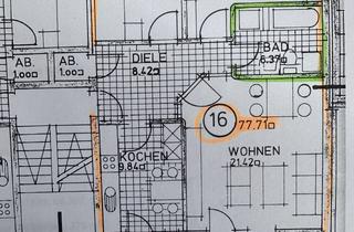Wohnung mieten in Bergstr. 17c, 49143 Bissendorf, Wohnen mit Charakter: 3-Zimmer-Wohnung in Bissendorf