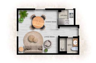Wohnung mieten in Marktplatz 27, 75446 Wiernsheim, Kompaktes Apartment in Wiernsheim: Ein-Zimmer-Wohnung mit Einbauküche