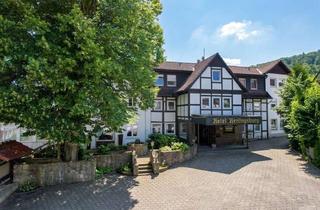 Gewerbeimmobilie kaufen in 32816 Schieder-Schwalenberg, Hotel mit Blick auf den Schiedersee – Sanierungsobjekt mit Restaurant und Gastronomieküche
