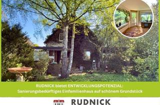 Einfamilienhaus kaufen in 30938 Burgwedel, RUDNICK bietet ENTWICKLUNGSPOTENZIAL: Sanierungsbedürftiges Einfamilienhaus auf schönem Grundstück