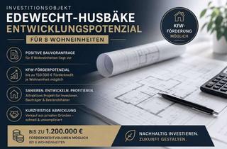 Grundstück zu kaufen in 26188 Edewecht, Sanierungsobjekt mit positiver Bauvoranfrage für 8 Wohneinheiten