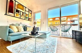 Immobilie mieten in Dallingerstraße 4c, 90459 Galgenhof, Möbliertes Penthouse in Nürnberg mit XL-Terrasse, Stellplatz und guter Anbindung