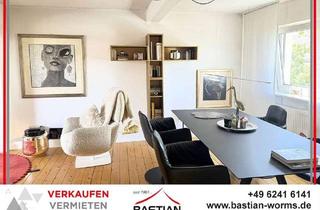 Wohnung kaufen in 67547 Innenstadt, Altbau-Unikat: Maisonette-ETW + Loggia mit Weitblick + Gartennutzung + überraschenden Details!