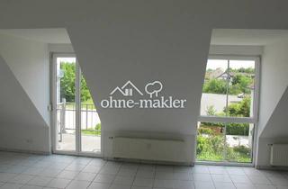 Wohnung kaufen in 96114 Hirschaid, helle moderne DG 4 Zi im Ort Hirschaid auch Eigennutzung, Hobbykeller, 2 Bakone, Garage