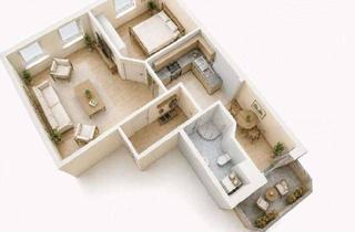 Wohnung mieten in Grabenstraße 17, 39576 Stendal, Sanierte 2-Raum-Wohnung - Erstbezug ! Ab Oktober 2026 verfügbar!