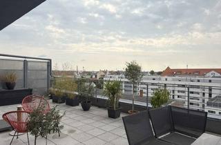 Wohnung mieten in Flößaustraße 124, 90763 Südstadt, Über den Dächern von Fürth – 2-Zimmer-Wohnung mit 45 m² Süd-Dachterrasse, Klimaanlage & 2 Stellplä