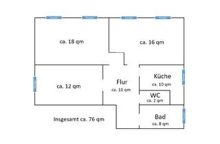 Wohnung mieten in 83022 Innenstadt, Alltagstaugliche 3-Zimmer-Wohnung in zentraler Lage von Rosenheim