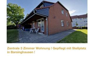 Wohnung kaufen in 30890 Barsinghausen, Zentrale 3 Zimmer Eigentumswohnung mit Stellplatz und Terasse/Garten
