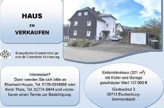 Einfamilienhaus kaufen in 35713 Eschenburg, Eschenburg - Gemütliches Einfamilienhaus zu verkaufen