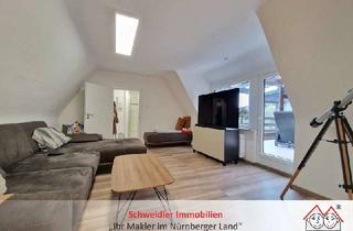 Wohnung mieten in 90571 Schwaig, Nest für 2! Top 3,5-Zimmer-DG-Wohnung mit Wintergarten und Gartenanteil in Schwaig-Behringersdorf