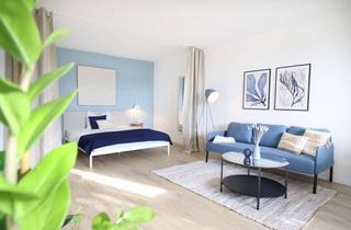 Wohnung mieten in Friedrich-Schofer-Straße, 71332 Waiblingen, Modernisierte, voll möblierte 1,5-Zimmer-Wohnung mit Südbalkon in Waiblingen