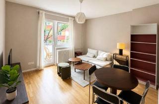 Wohnung mieten in Sächsische Straße 55, 10707 Wilmersdorf, Voll möblierte Wohnung mit Balkon & Homeoffice | Alle Kosten inklusive | Berlin-Wilmersdorf | 3-12 M