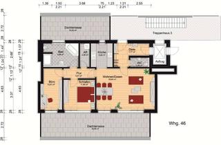 Penthouse mieten in Franz-Marc-Straße 5a, 82178 Puchheim, 3-Zi DG-Penthouse + Lift in die Wohnung + lichtdurchflutet + 2 große Dachterrassen