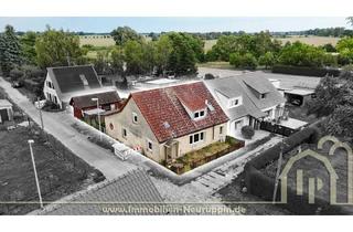 Doppelhaushälfte kaufen in 16845 Neustadt, Doppelhaushälfte mit Terrasse und Garage in ländlicher Lage von Küdow, sanierungsbedürftig