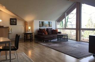 Immobilie mieten in 82041 Oberhaching, Top Lage: Stilvoll möblierte DG-Wohnung, Blick übers Gleißental, € 1.600,- inkl. aller Nebenkosten