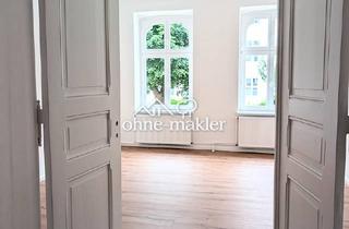 Wohnung kaufen in 17489 Greifswald, Stilvoll renovierter Altbau - Einzigartige 4-Raumwohnung bezugsfertig in der Greifswalder Innenstadt