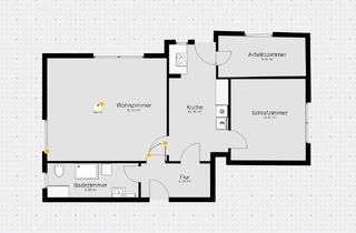 Wohnung mieten in 32584 Löhne, 3-Z-Erdgeschoss-Whg in Löhne-Obernbeck/ Ellerbuscher Str.