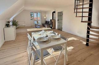 Wohnung kaufen in Tunnelstraße 15, 86156 Kriegshaber, Frisch sanierte 3-ZKB Maisonette mit 2 Balkonen, Tiefgarage, Kamin in ruhiger Lage - Provisionsfrei