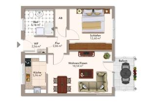 Wohnung mieten in Friedrich-Ludwig-Jahn-Straße 71, 96515 Sonneberg, Frisch saniert im Wolkenrasen (ME11)
