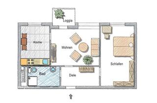 Wohnung mieten in Rottbruchstraße 77, 44625 Holsterhausen, 2,5 Raum Wohnung: Bezugsfertig - Frisch renoviert!