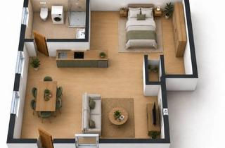 Wohnung mieten in 76187 Knielingen, Großzügiger Wohnraum im EG mit eigenem Zugang in Karlsruhe-Husarenlager