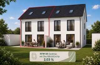 Doppelhaushälfte kaufen in 85456 Wartenberg, Modernes Wohnglück in Wartenberg – energieeffiziente Doppelhaushälfte in KfW-55 Standard