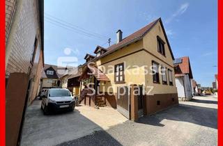 Haus kaufen in 76768 Berg, Großes Zweifamilienhaus & vermietetes Vorderhaus mit Scheune