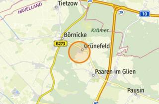 Grundstück zu kaufen in 14621 Schönwalde-Glien, IMMOBERLIN.DE - Ideales Baugrundstück für Einzel- oder Doppelhäuser in waldreicher Wohlfühllage