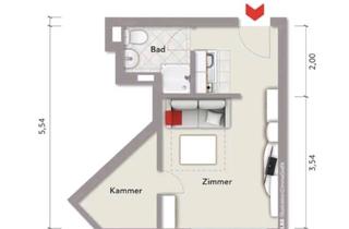 Wohnung mieten in Veitstraße 39, 13507 Tegel, Schöne 1-Zimmer-Wohnung mit Einbauküche in Berlin