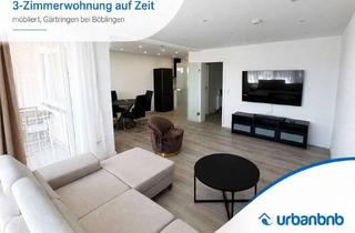 Immobilie mieten in Bismarckstraße, 71116 Gärtringen, Möblierte 3-Zimmerwohnung auf Zeit in Gärtringen