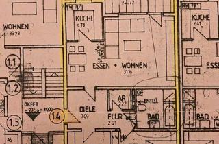 Wohnung kaufen in 67346 Speyer, Speyer - 3 Zi. ETW mit 2 Balkonen +TG-Stellpl. zentrumsnah, noch vermietet