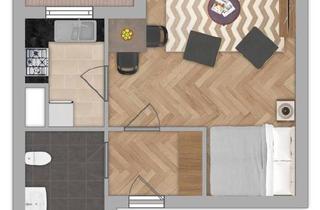 Wohnung kaufen in 63110 Rodgau, Rodgau - 1-Zimmerwohnung mit Balkon, Fahrstuhl, inkl.Einzelgarage! Einzieh