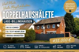 Doppelhaushälfte kaufen in 32791 Lage, Lage - Großzügige Doppelhaushälfte mit viel Platz