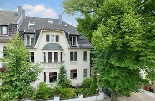 Wohnung kaufen in 45133 Bredeney, Die Villa Hartmann "Am Ruhrstein"! Hausgroße, sanierte Altbauwohnung in Bestlage von Bredeney