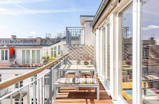 Wohnung kaufen in Rigaer Str 33, 10247 Friedrichshain, Exklusive Dachgeschosswohnung mit Balkon, Aufzug und 68 m² Wohnküche